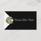 Modern Professional Classic Pest Control Raccoon  Visitekaartje (Achterkant)