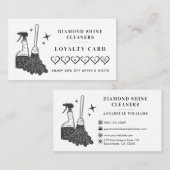 Modern Professional Cleaning Company Klantenkaartje (Voorkant / Achterkant)