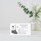 Modern Professional Cleaning Company Visitekaartje (Staand voorkant)