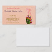 Modern Professional Cleaning Service Spray Bottle Visitekaartje (Voorkant / Achterkant)