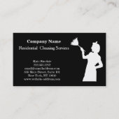 Modern Professional Cleaning Service Visitekaartje (Voorkant)