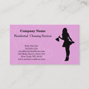 Modern Professional Cleaning Service Visitekaartje
