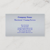 Modern Professional Cleaning Service Visitekaartje (Achterkant)