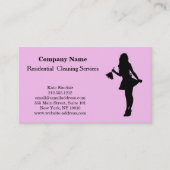 Modern Professional Cleaning Service Visitekaartje (Voorkant)