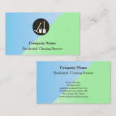 Modern Professional Cleaning Service Visitekaartje (Voorkant / Achterkant)
