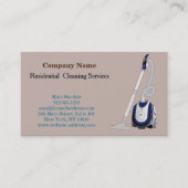 Modern Professional Cleaning Service Visitekaartje (Voorkant)
