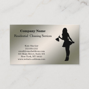 Modern Professional Cleaning Service Visitekaartje