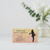 Modern Professional Cleaning Service Visitekaartje (Staand voorkant)