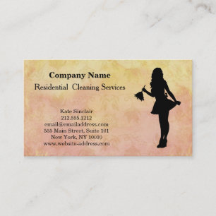 Modern Professional Cleaning Service Visitekaartje