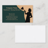 Modern Professional Cleaning Service Visitekaartje (Voorkant / Achterkant)