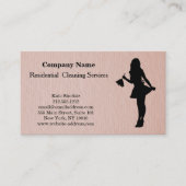 Modern Professional Cleaning Service Visitekaartje (Voorkant)