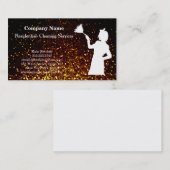Modern Professional Cleaning Service Visitekaartje (Voorkant / Achterkant)