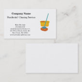 Modern Professional Cleaning Service Visitekaartje (Voorkant / Achterkant)