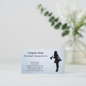 Modern Professional Cleaning Service Visitekaartje (Staand voorkant)