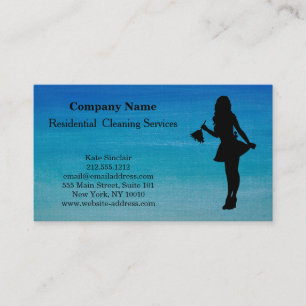 Modern Professional Cleaning Service Visitekaartje