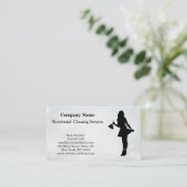 Modern Professional Cleaning Service Visitekaartje (Staand voorkant)