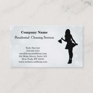 Modern Professional Cleaning Service Visitekaartje