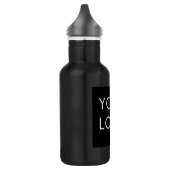 Modern Professional Company Business Afbeelding Waterfles (Links)