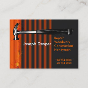 Modern Professional Construction de heer Handyman Visitekaartje