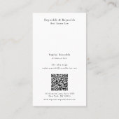 Modern Professional Corporate Networking Photo Visitekaartje (Achterkant)