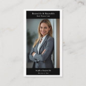 Modern Professional Corporate Networking Photo Visitekaartje (Voorkant)