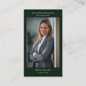 Modern Professional Corporate Networking Photo Visitekaartje (Voorkant)