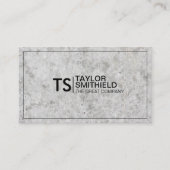 Modern Professional Corporate Trendy Concrete Visitekaartje (Voorkant)