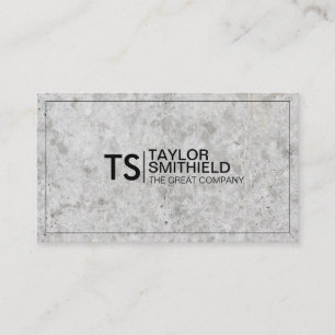 Modern Professional Corporate Trendy Concrete Visitekaartje