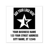 Modern Professional Custom Business Logo Self-inki Zelfinktende Stempel (Design)