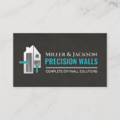 Modern Professional Drywall Plastering Services  Visitekaartje (Voorkant)