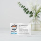 Modern Professional Drywall Plastering Services Visitekaartje (Staand voorkant)