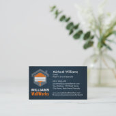 Modern Professional Drywall Plastering Services Visitekaartje (Staand voorkant)