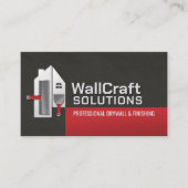 Modern Professional Drywall Plastering Services  Visitekaartje (Voorkant)