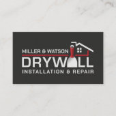 Modern Professional Drywall Plastering Services  Visitekaartje (Voorkant)