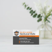 Modern Professional Drywall Plastering Services  Visitekaartje (Staand voorkant)
