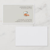 Modern Professional Elegant Beauty Salon Chic Visitekaartje (Voorkant / Achterkant)