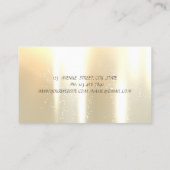 Modern Professional Elegant, Diamonds, Chic Lotus Visitekaartje (Achterkant)