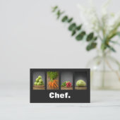 Modern Professional Elegant Nutrition Chef Visitekaartje (Staand voorkant)