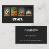 Modern Professional Elegant Nutrition Chef Visitekaartje (Voorkant / Achterkant)