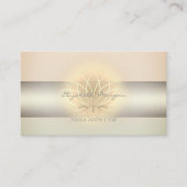 Modern Professional Girly Charming, Lotus Visitekaartje (Voorkant)