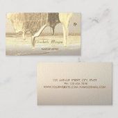 Modern Professional, Gold Confetti, druppels Visitekaartje (Voorkant / Achterkant)