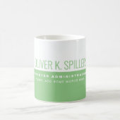 Modern Professional Half-Sage White Koffiemok (Center)