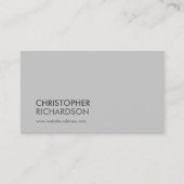 MODERN PROFESSIONAL Lichtgrijs Visitekaartje (Voorkant)