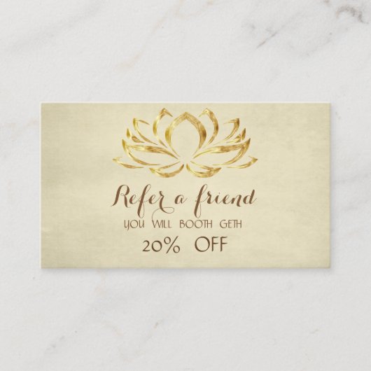 Modern Professional, Lotus Reference Kaart (Voorkant)