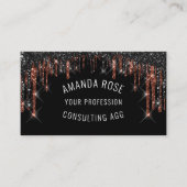 Modern Professional Makeup Artist Hair Eyelash Visitekaartje (Voorkant)