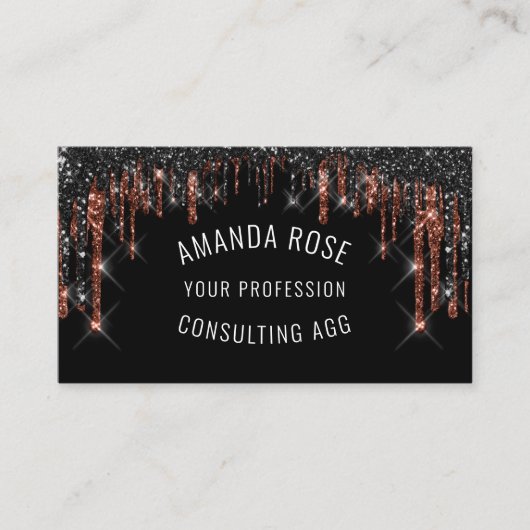 Modern Professional Makeup Artist Hair Eyelash Visitekaartje (Voorkant)