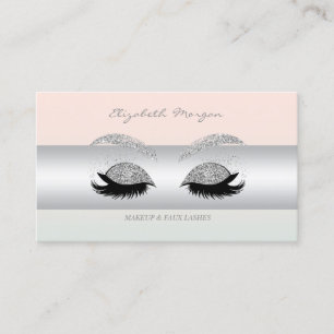 Modern Professional Makeup, Glitter Faux Lashes Visitekaartje