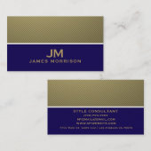 Modern Professional Minimalist Executive Generic B Visitekaartje (Voorkant / Achterkant)