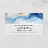 Modern Professional Minimalist Executive Generic B Visitekaartje (Achterkant)