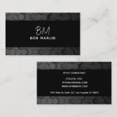 Modern Professional Minimalist Executive Generic B Visitekaartje (Voorkant / Achterkant)